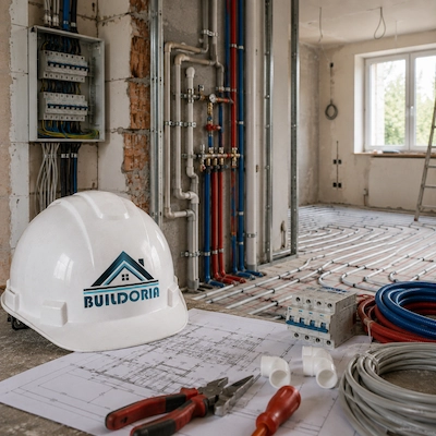 Instalace – elektro, voda, odpady a topení