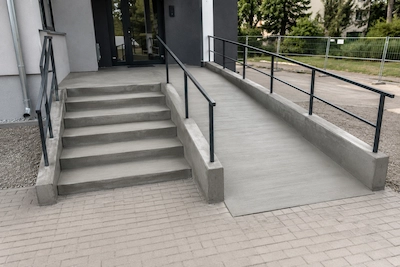Betonové schody a rampy